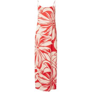 ONLY Jurk 'ONLMILLY'  vuurrood / natuurwit