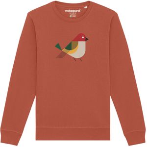Watapparel Sweatshirt ' Vogel '  lichtbruin / gemengde kleuren
