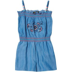 KOROSHI Overall  blauw / blauw denim / abrikoos / rosa