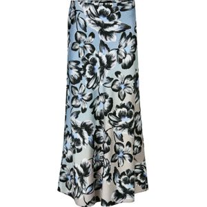 MADELEINE Rok  blauw / zwart / wit