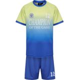 Hummel - Set - Blauw - 2-delig - Shirt en Hose - Kwartmouw