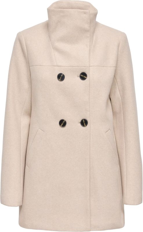 Only - ONLBLAKE LIFE DB COAT BF OTW - Trenchcoat - Simply Taupe - Regular Fit