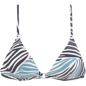 SUNSEEKER Bikinitop  lichtblauw / zwart / wit