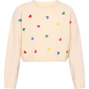 MYMO Oversized trui 'Young Fashion'  royal blue/koningsblauw / geel / rood / wolwit