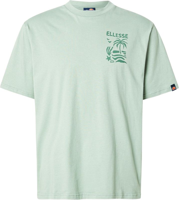 T-shirt met motief- en labelprint, model 'TROPICOSA'