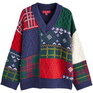 Next Trui 'Weihnacht'  navy / groen / rood / wit