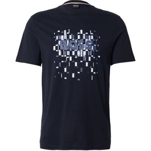 BOSS Shirt 'C-Thompson'  marine / saffier / wit