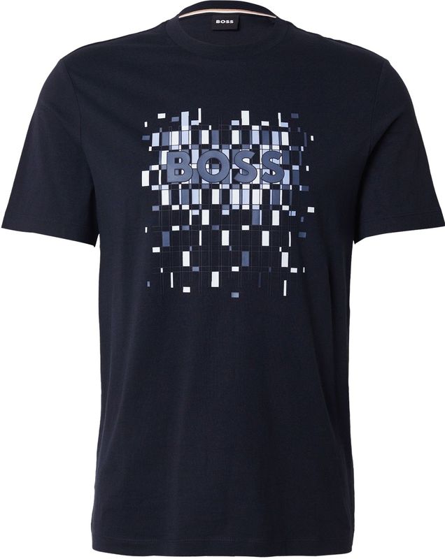 BOSS Shirt 'C-Thompson'  marine / saffier / wit