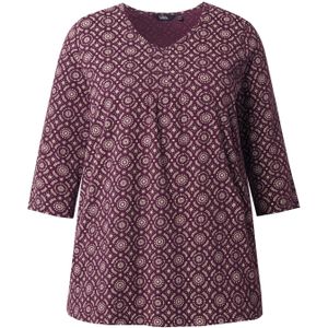 Ulla Popken Shirt  beige / cyclaam