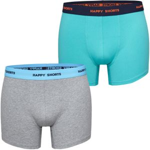 Happy Shorts Boxershorts ' Solids '  gemengde kleuren