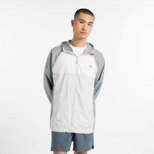 New Balance - Athletics - Trainingsjack - Grijs/Wit
