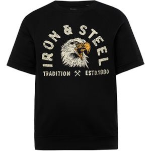 JP1880 Sweatshirt  geel / zwart / wit