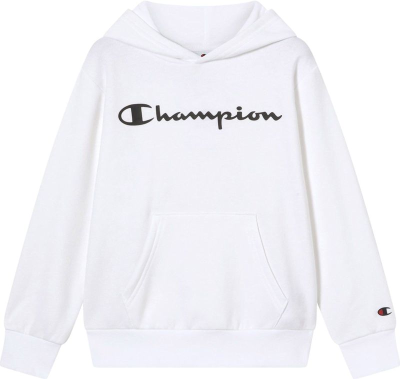 Sweater - Zwart - Sweatstof - Capuchon met Logoprint