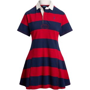 Polo Ralph Lauren - Jurk - Donkerblauw/Rood/Wit - Jersey