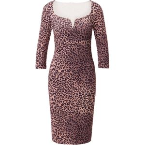 Katy Perry exclusive for ABOUT YOU Jurk 'Flora'  beige / bruin / zwart