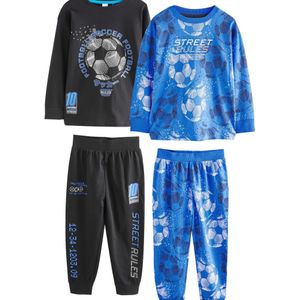 Next Nachtkledij  azuur / grijs / zwart / natuurwit