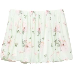 Pull&Bear Rok  groen / mintgroen / rosa
