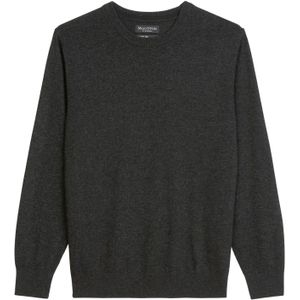 Regular fit pullover van katoenmix met scheerwol