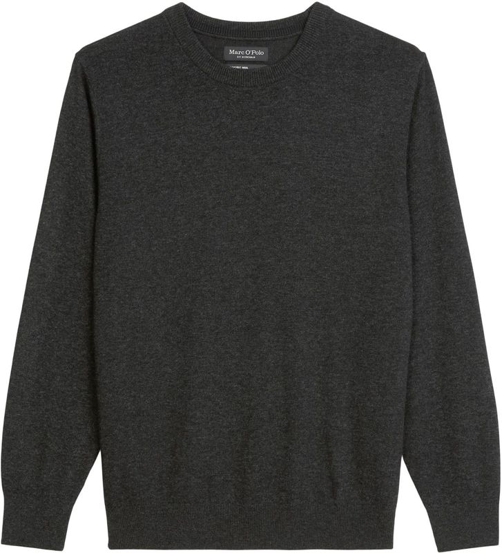 Regular fit pullover van katoenmix met scheerwol