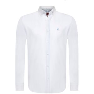 Williot Overhemd  lichtblauw / wit