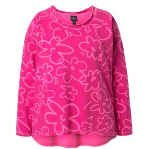 Ulla Popken Sweatshirt  donkerroze