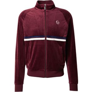 Sergio Tacchini Sweatvest 'Dallas'  bordeaux / zwart / wit