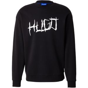 HUGO - Namenex - Sweatshirt - Zwart - Ronde Hals - Losse Pasvorm