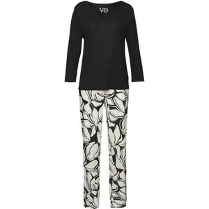 VIVANCE Pyjama  zwart / wit