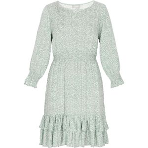 FELIPA Jurk 'Fashion Look'  turquoise / wit