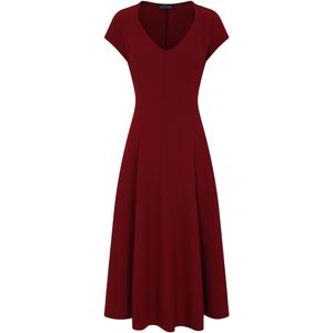 HotSquash Jurk  wijnrood