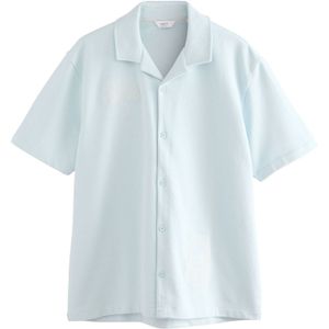 Next Overhemd  lichtblauw / wit