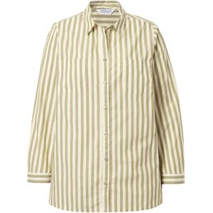 Studio Untold Blouse  kaki / wit