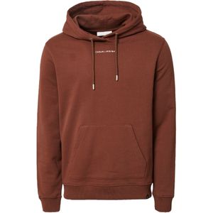 Casual Friday Sweatshirt 'Sinius'  kastanjebruin / wit