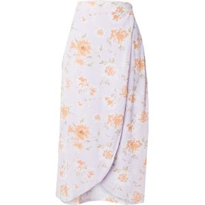 ABOUT YOU Rok 'Leona'  olijfgroen / sering / oranje / wit