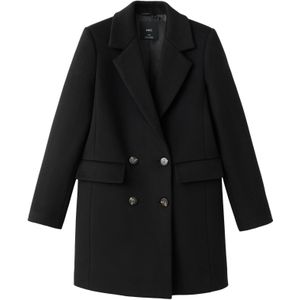 MANGO Tussenmantel 'DALI'  zwart