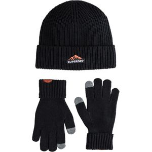 Superdry Set  grijs gemêleerd / oranje / zwart / wit