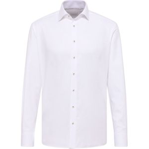 Eterna - Overhemd - Wit - MODERN FIT - Lange Mouwen - NON IRON