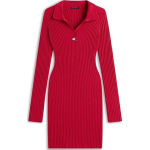 Tommy Jeans Gebreide jurk  rood