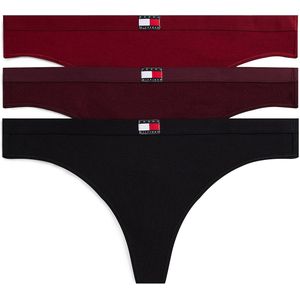 Tommy Hilfiger - Underwear String - Wit/Primair Rood/Preppy Navy - 3 PACK