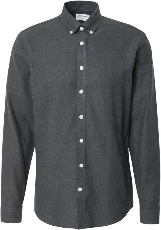Lindbergh - Overhemd - Donkergroen - Regular Fit - Lange Mouw