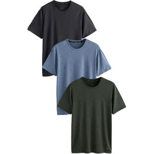 Next Functioneel shirt  blauw gemêleerd / donkergroen / zwart