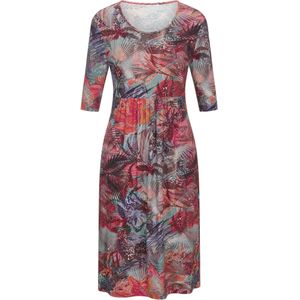 Goldner Jurk  grijs / smaragd / rood