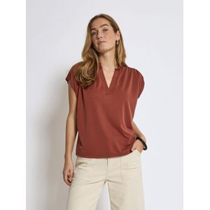 minus Blouse 'Fiba'  roestrood