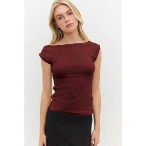 No Matter What Blouse  rood