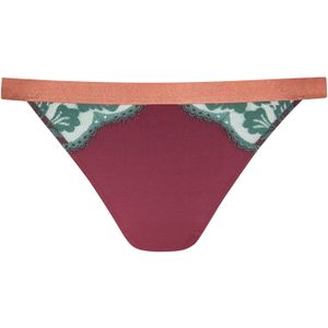 Mey Slip 'Poetry Vogue'  groen / bordeaux