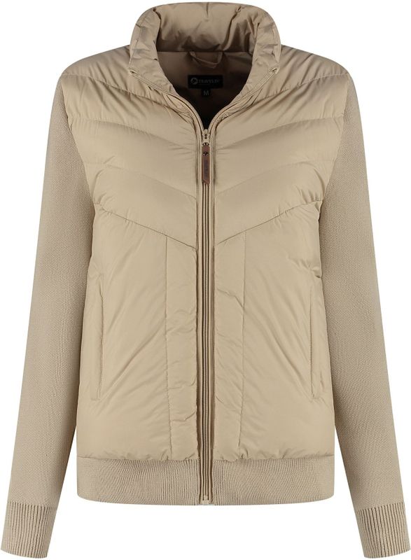 Travelin Gebreid vest 'Dana'  sand