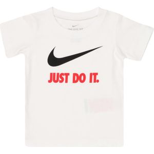 Nike Sportswear Shirt 'SWOOSH'  rood / zwart / wit