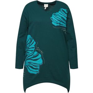 Ulla Popken Shirt  blauw / smaragd