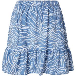 VILA Rok 'DOGMA'  saffier / wit