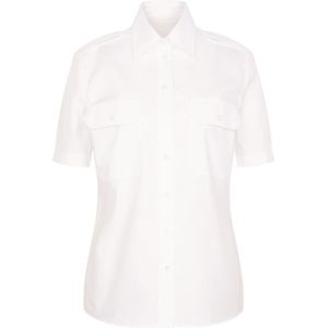 Seidensticker - Blouse - Wit - 1/2 Uni - Slim Fit